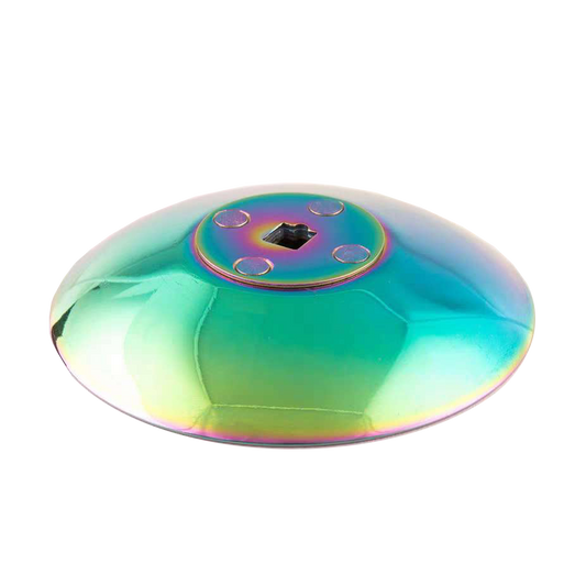 Garde de fleuret chromatique iridescente