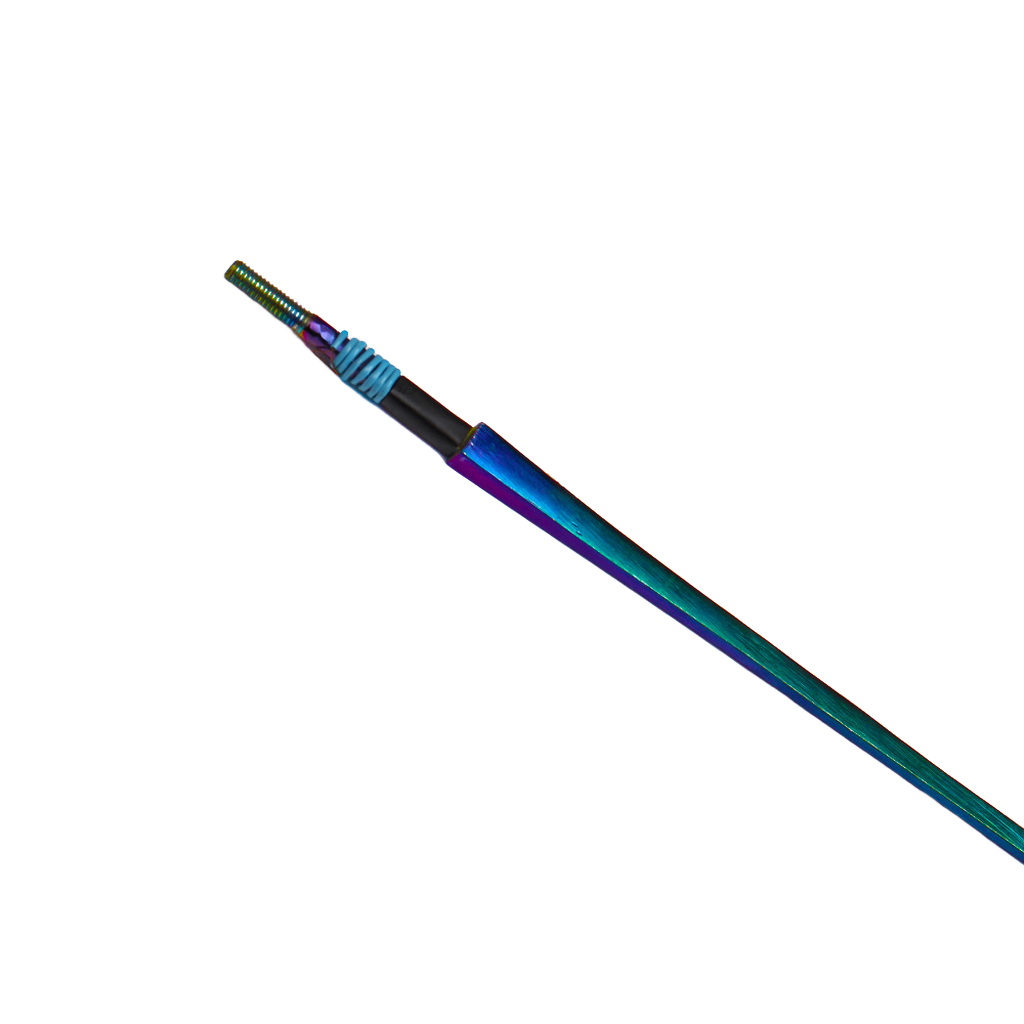 Lame électrique complète chromatique iridescente de fleuret