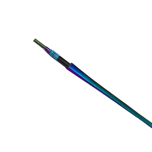 Lame électrique complète chromatique iridescente de fleuret