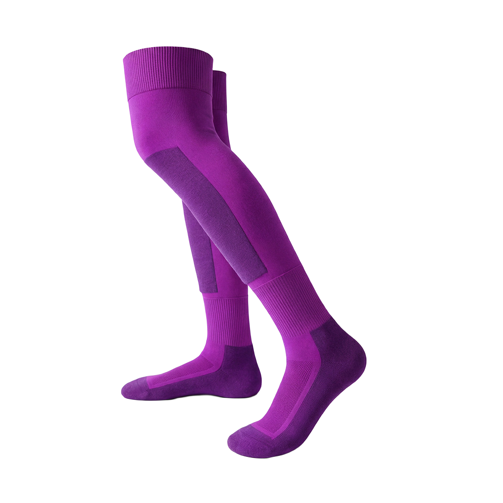 Chaussettes colorées rembourées