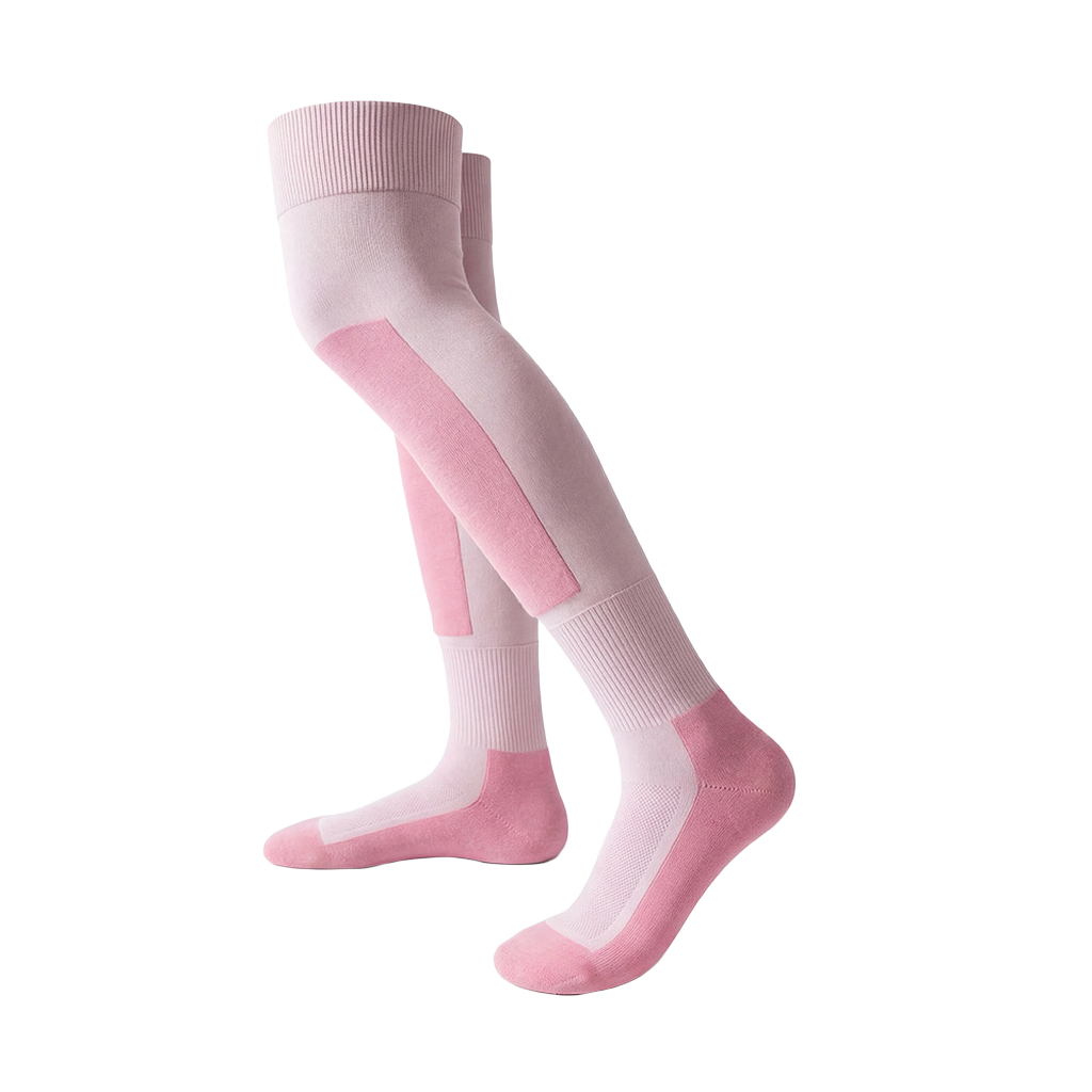 Chaussettes colorées rembourées