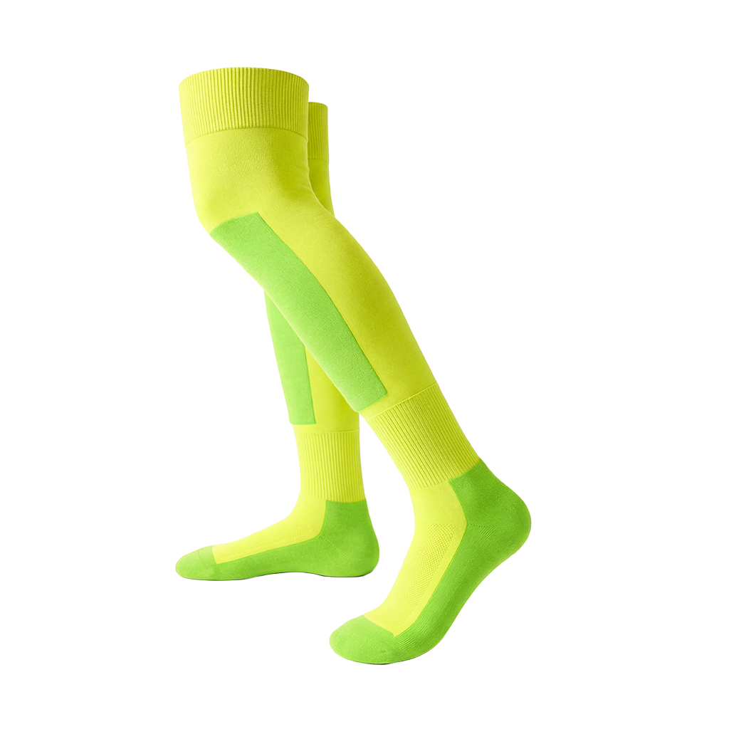 Chaussettes colorées rembourées