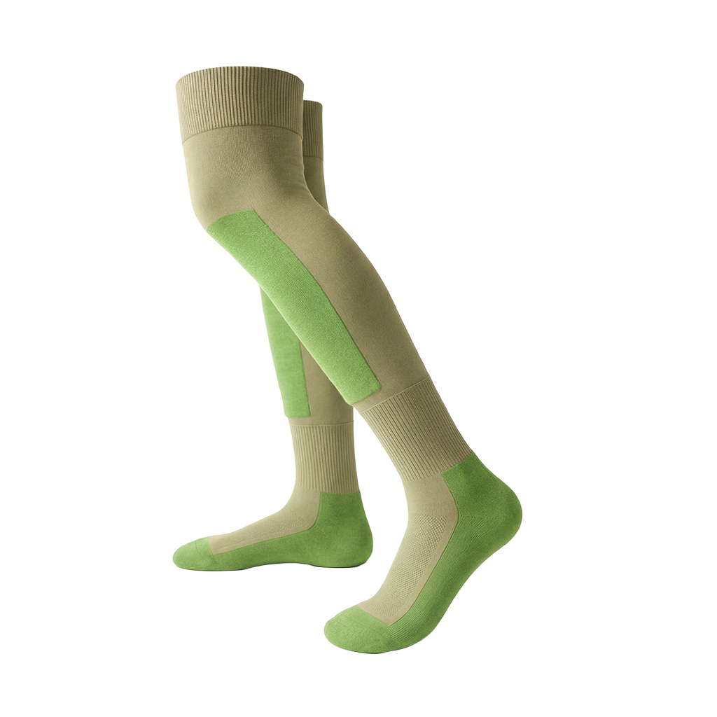 Chaussettes colorées rembourées